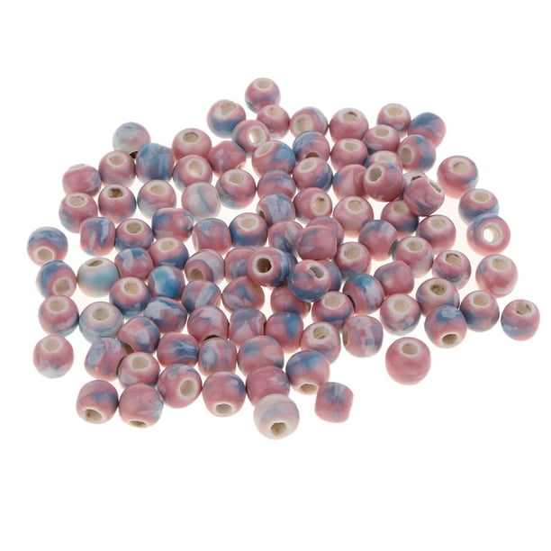 Wholesale 100pcs Ceramics Beads Jewelry Round Material DIY Carft Porcelain 8mm Wholesale 100pcs Ceramics Beads Jewelry Round Material DIY Carft Porcelain 8mm